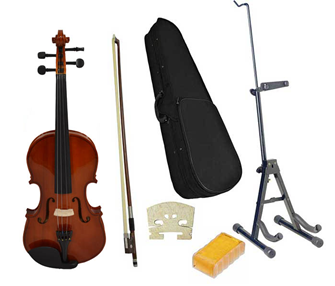 Full Size Violin and Stand Pack by S 